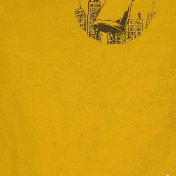 Enormulon Kill T-Shirt Mens XL Yellow Robot‎ Destroy Short Sleeve Heavy Cotton - Picture 8 of 16